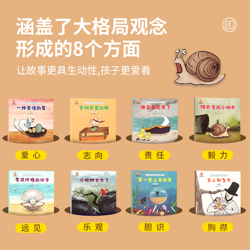 逆商教育图画书(套装共10册) [正版]阅森林YN 儿童大格局培养绘本共8册儿童绘本3–6岁幼儿园绘本阅读中大班幼儿绘本高清大图