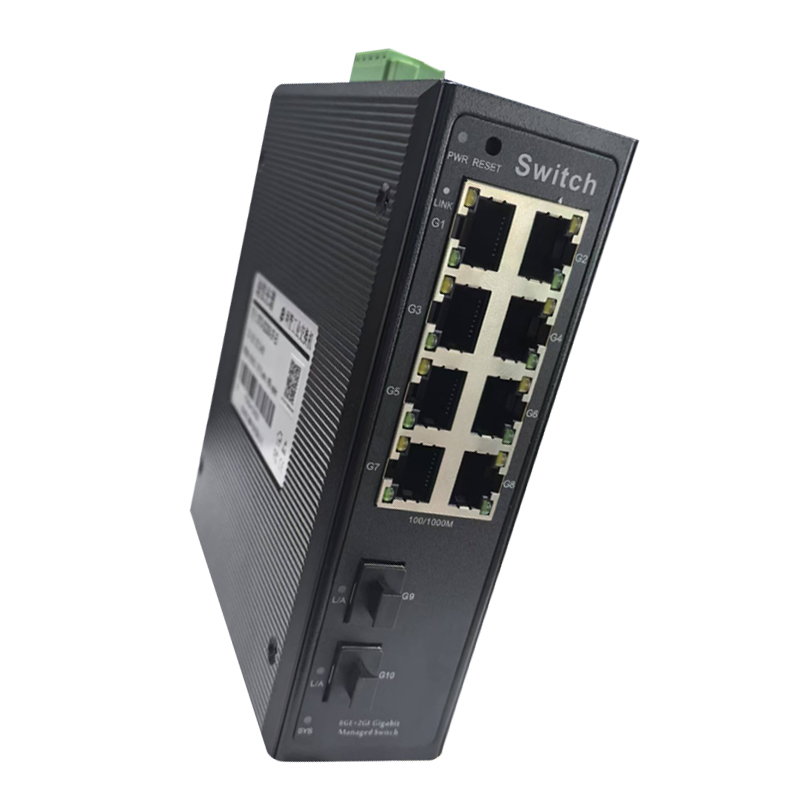 迪信光谱 工业以太网2光8电全千兆网管交换机 OYD-S2208-2F-EI 台高清大图