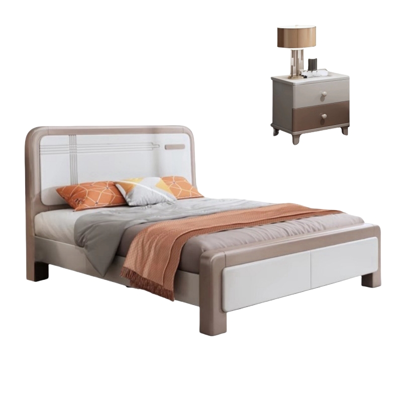 赛颐盛1.5米床1510*2170*1120mm+床头柜套高清大图