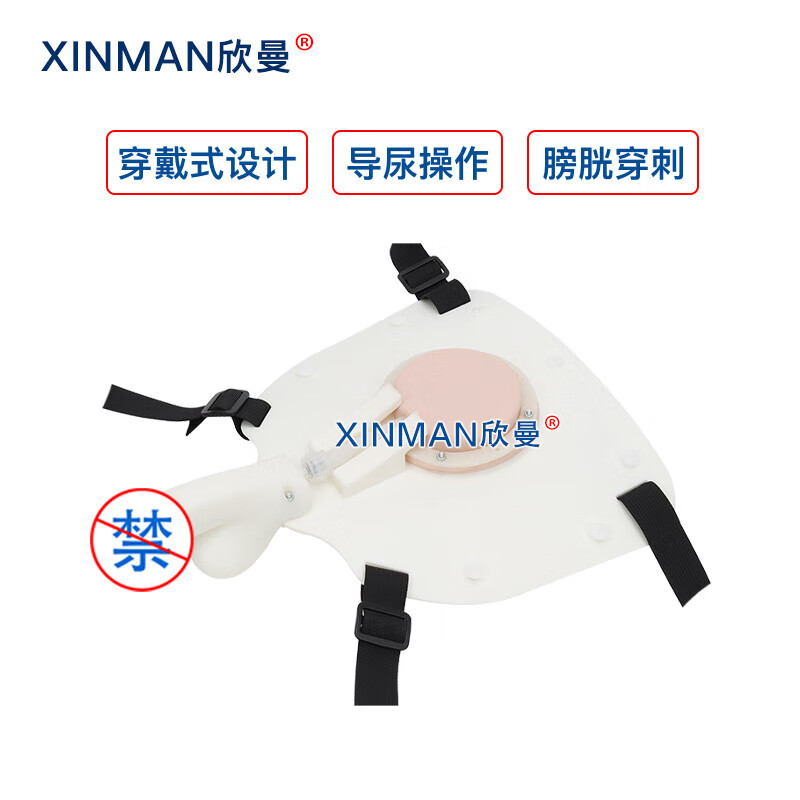 欣曼科教 穿戴式战救技能模拟训练组合模块 血气胸穿刺 环甲膜穿刺 腹腔穿刺 膀胱穿刺XM-ZSM5A高清大图