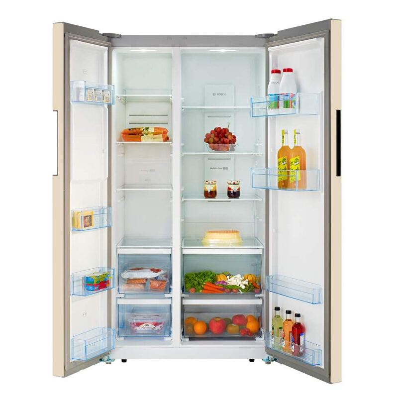 博世boschkan92e68ti610升对开门冰箱风冷无霜电脑控温并联双循环大