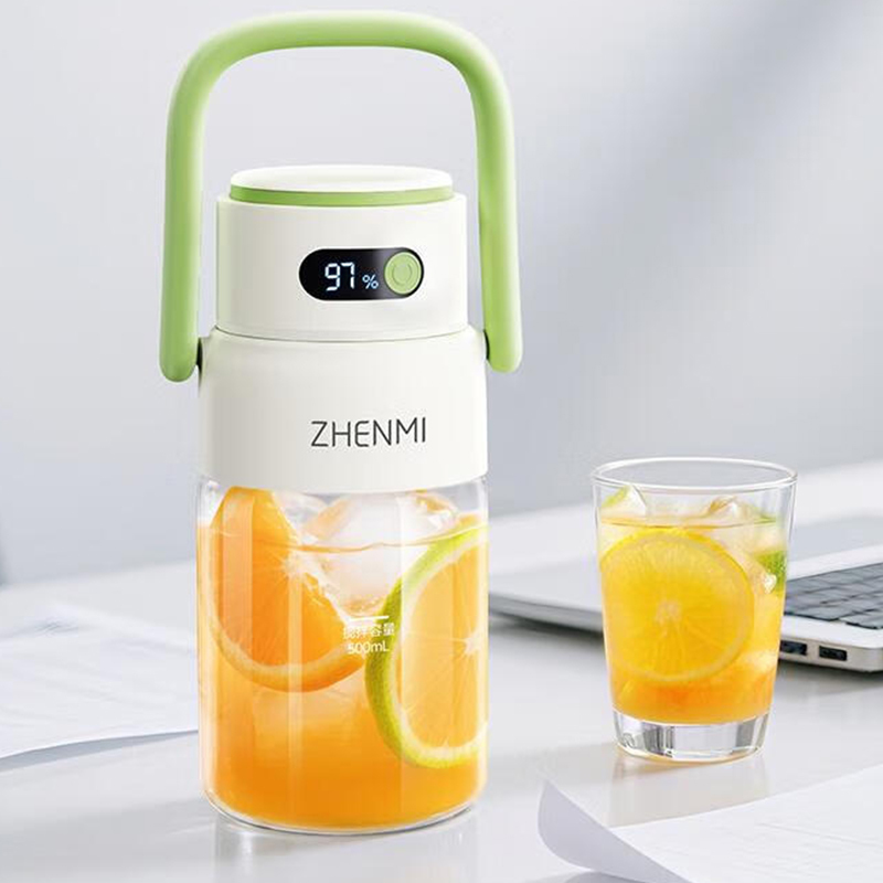 臻米榨汁机1L果汁机ZMGZ-J15pro小型家用多功能炸(颜色随机)高清大图