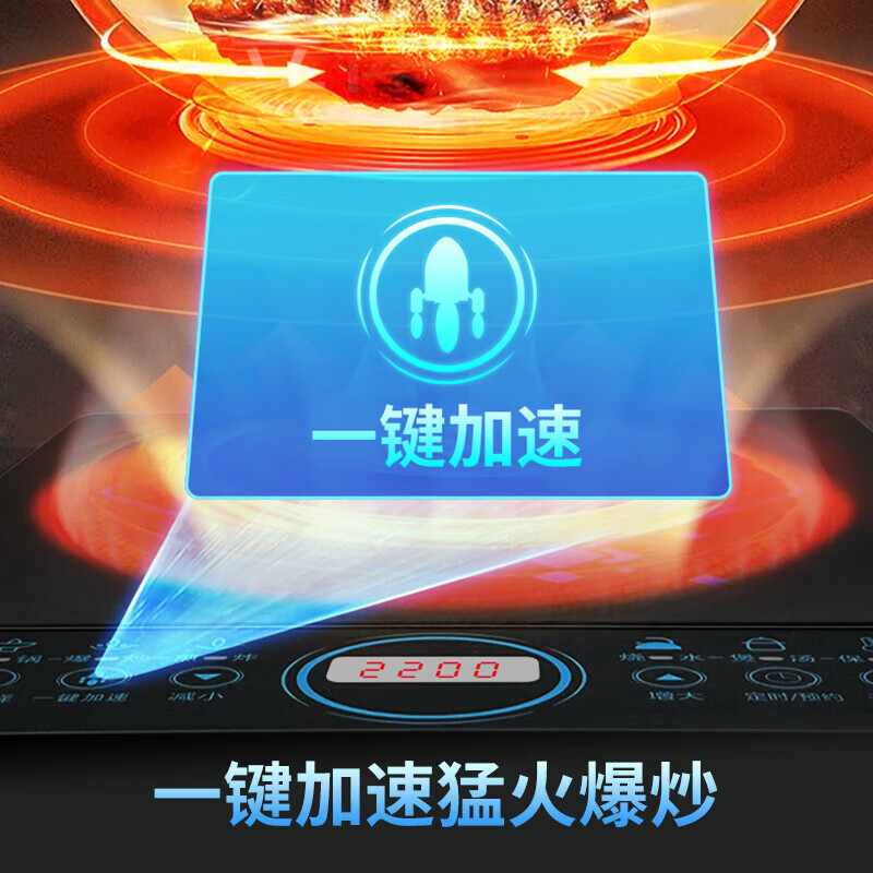 乐视 DC707 电磁炉 双层匀火线圈8档火力调节高清大图