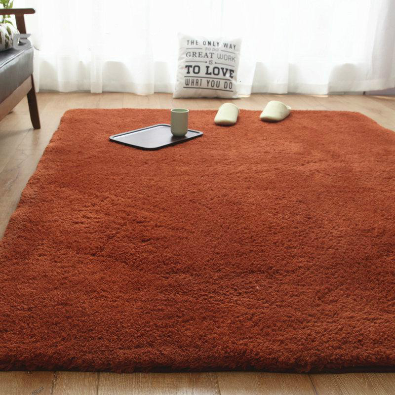 家柏饰(CORATED)地毯欧式客厅床边地毯卧室地垫公主 咖啡色 长200cm×宽180cm√