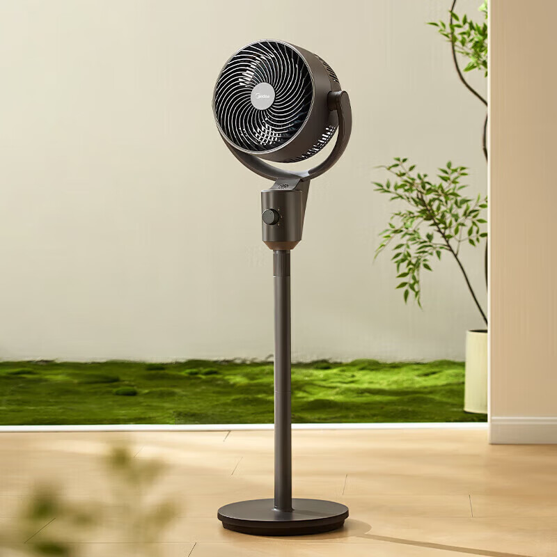 美的(Midea)电风扇 空气循环扇家用落地扇立式节能风扇轻音低噪卧室宿舍台式摇头小型电扇 GAI24KL高清大图