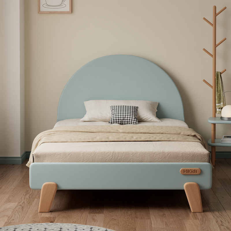 法依兰雪糕床简约现代实木儿童床男孩女孩小户型卧室拼接加宽单人公主