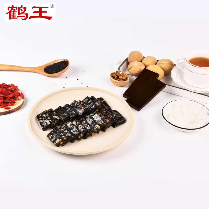 鹤王阿胶固元糕红枣枸杞型阿胶糕500g纯山东即食阿胶膏女士阿娇糕ejiao膏