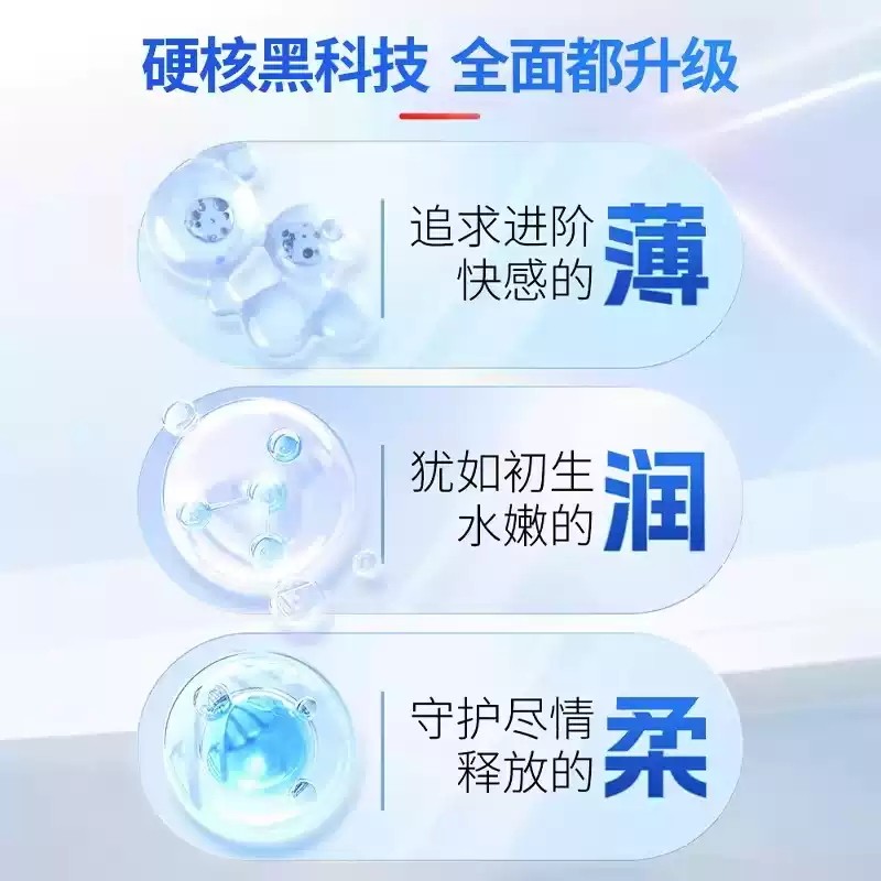 名流避孕套倍滑润薄10只装裸感润滑安全套套001男女性用品成人情趣计生用品byt高清大图