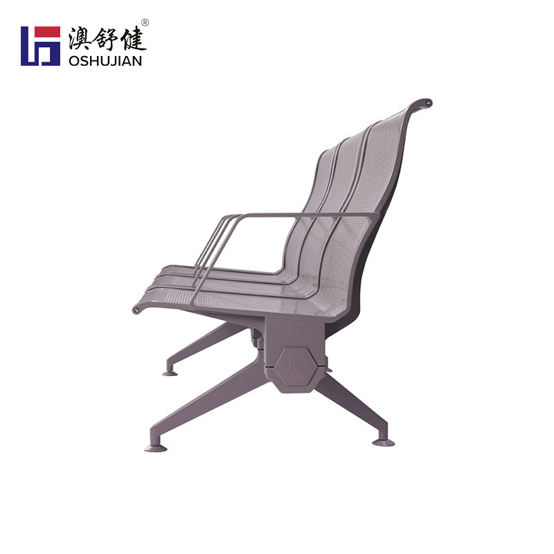 机场椅医院候诊椅公共连排椅高铁车站火车站等候椅 澳舒健 三人位排椅SJ9086-3 张高清大图