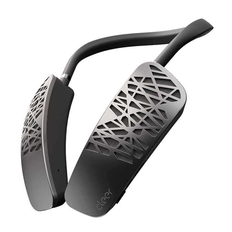 CLEER 颈戴式蓝牙音箱-HALO,红色高清大图