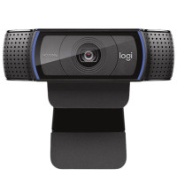 罗技(Logitech) C920 PRO 主播推荐摄像头 高颜值美颜台式摄像头 黑