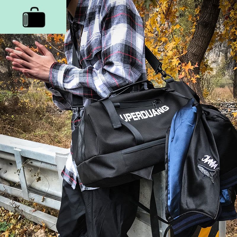 潮牌原创大容量双肩包书包男时尚潮流背包女韩版校园休闲旅行情侣NEW LAKE图片