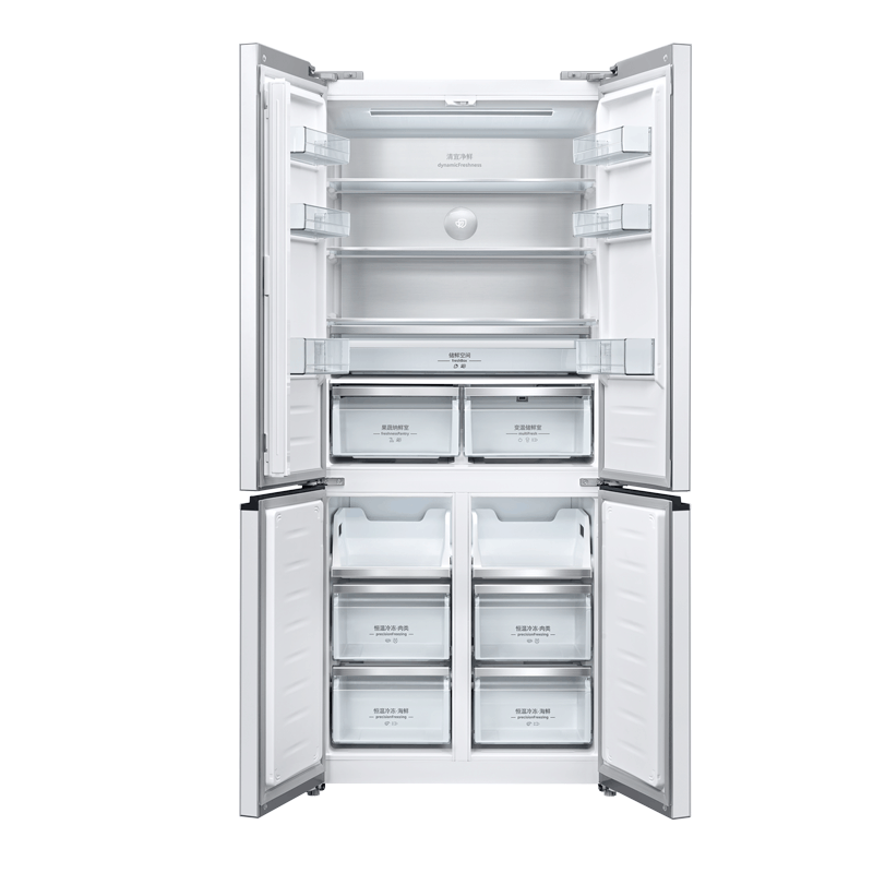 西门子[重磅新品]十字对开门503升平嵌冰箱大容量存储 抗菌净味 智能抗冷凝技术三种变温储鲜玻璃面板KC88EA420C图片