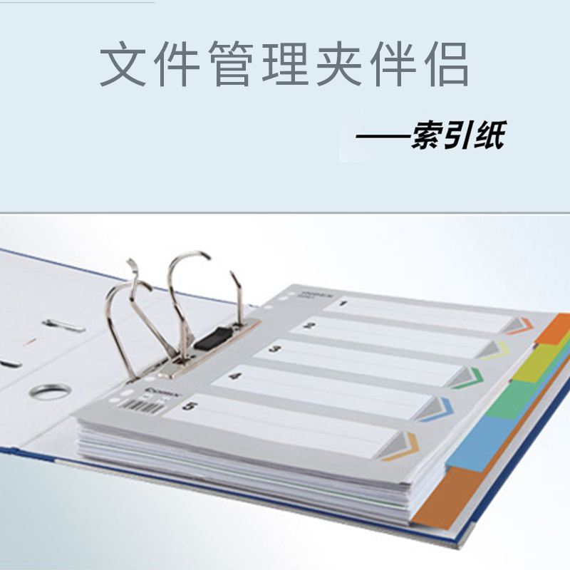 齐心(comix)IX902 分类索引 A4 10页(十色)彩色(JL)