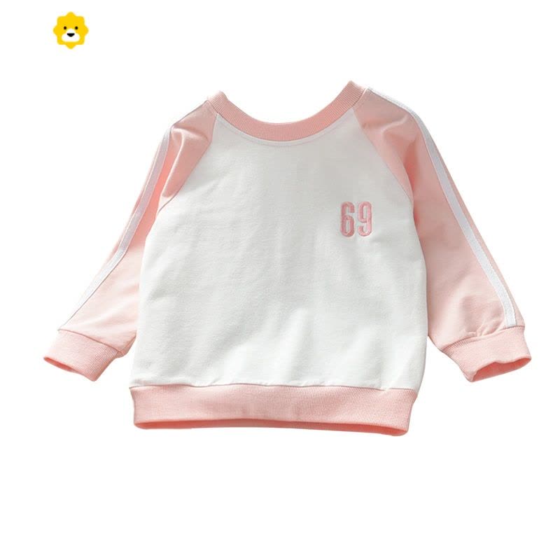 喻娄女童裤子春秋20新款小女孩宽松休闲薄款长裤童装百搭运动裤套装图片