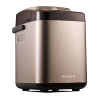 柏翠（Petrus)PE9800全自动和面家用面包机 双撒料多功能静音 彩钢机身