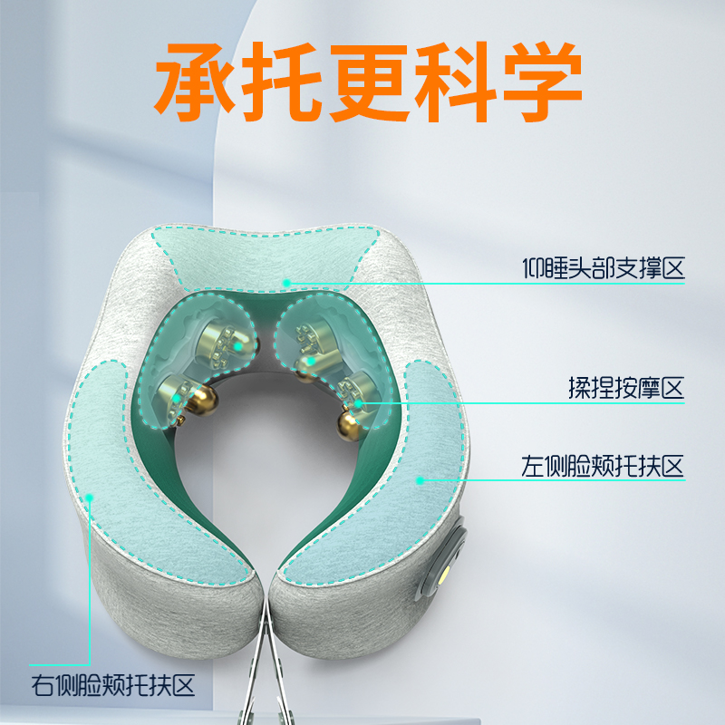 和正U型多功能颈椎按摩器HZ-U1.高清大图