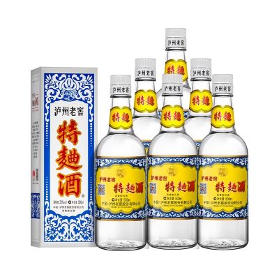 泸州老窖 百年老窖 60版 38度500ml*6瓶 浓香型白酒 整箱