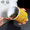 领艺 陶瓷茶叶罐 珐琅彩 趴花储茶藏茶罐 密封罐 普洱茶罐茶具配件