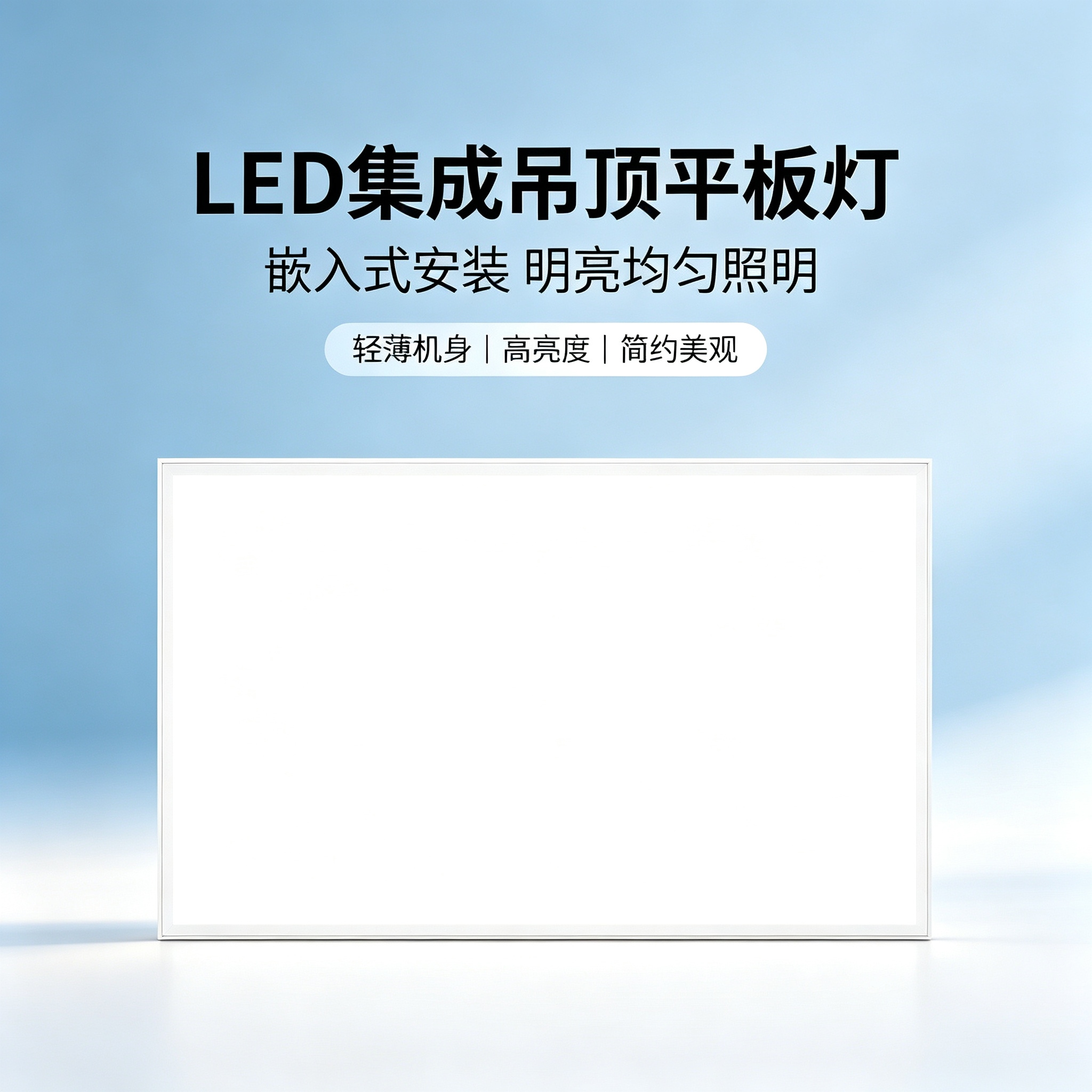 JOM嘉美照明 JOM-LK36W LED集成吊顶平板灯 600*300*35 单位:个 白色高清大图