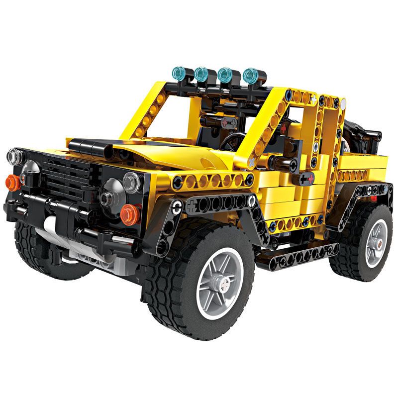 cogo积高汽车模型牧马人越野车科技件拼装高难度积木玩具兼容乐高