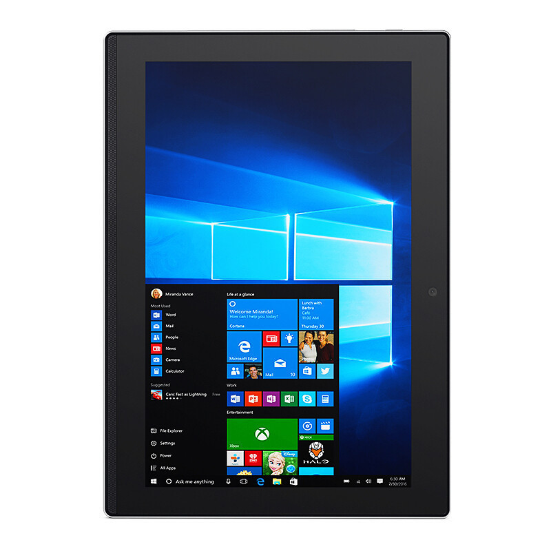联想(Lenovo)MIIX320 10.1英寸 办公便携轻薄触控笔记本二合一平板电脑 X5-Z8350 4GB 64GB W10 高清版 银色