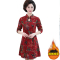 波迷娜(BOMINA)中老年女秋冬款旗袍保暖衣大码妈妈中长款保暖内衣打底裙