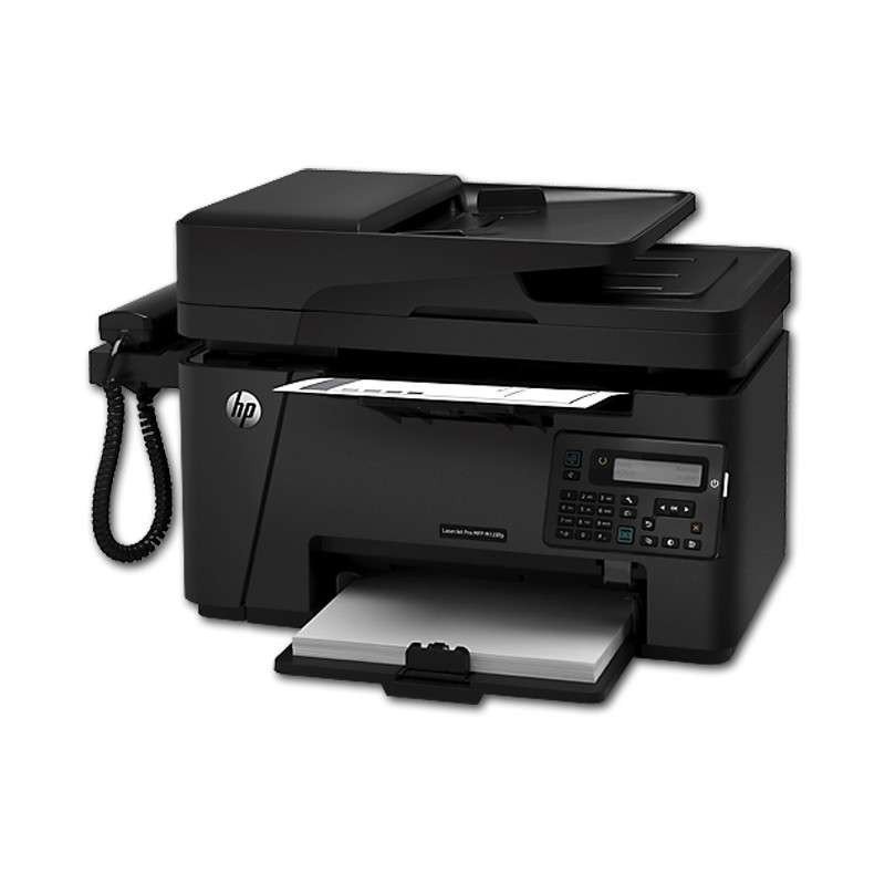 惠普HP LaserJet Pro MFP M128fp黑白激光多功能打印连续复印件扫描A4纸电话传真机一体机办公四合一 惠普m128fw 惠普128fp打印机 套餐四