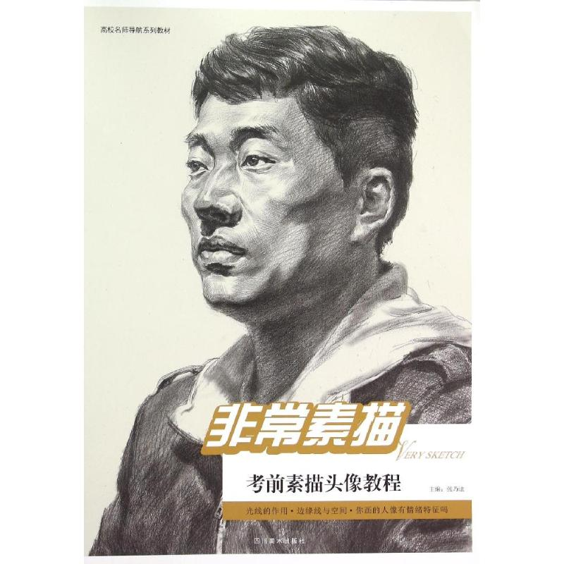 正版新书】ZZ非常素描-考前素描头像教程张乃迪9787541062926