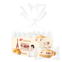 达利园 糕点 面包 零食 牛角包8枚160g(品质早餐)