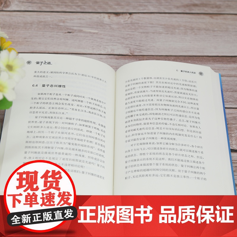 清华正版 量子之道 吴今培 李雪岩 清华大学出版社 量子 普及物理高清大图
