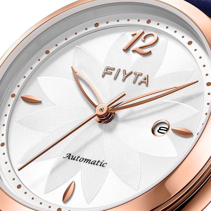 飞亚达花语系列手表女ins风机械表女款简约时尚气质女表la805006