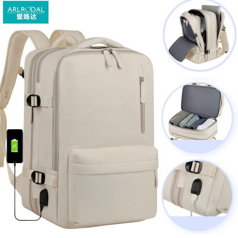 爱路达双肩包大学生书包可扩容旅行包F9/个图片