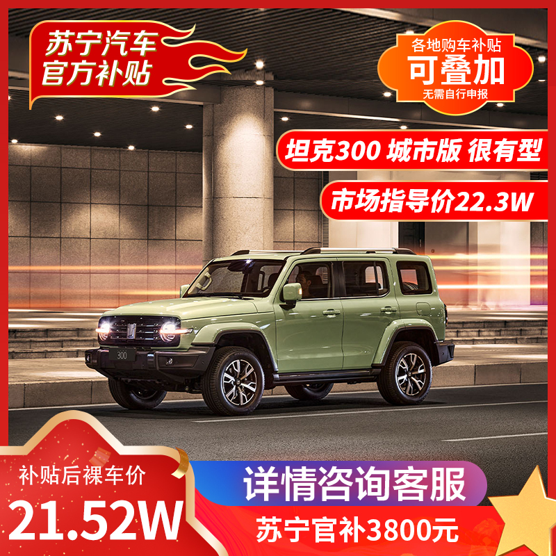 坦克(Thank) 坦克300 城市版 很有型 汽车 整车 城市SUV[直降7800元]