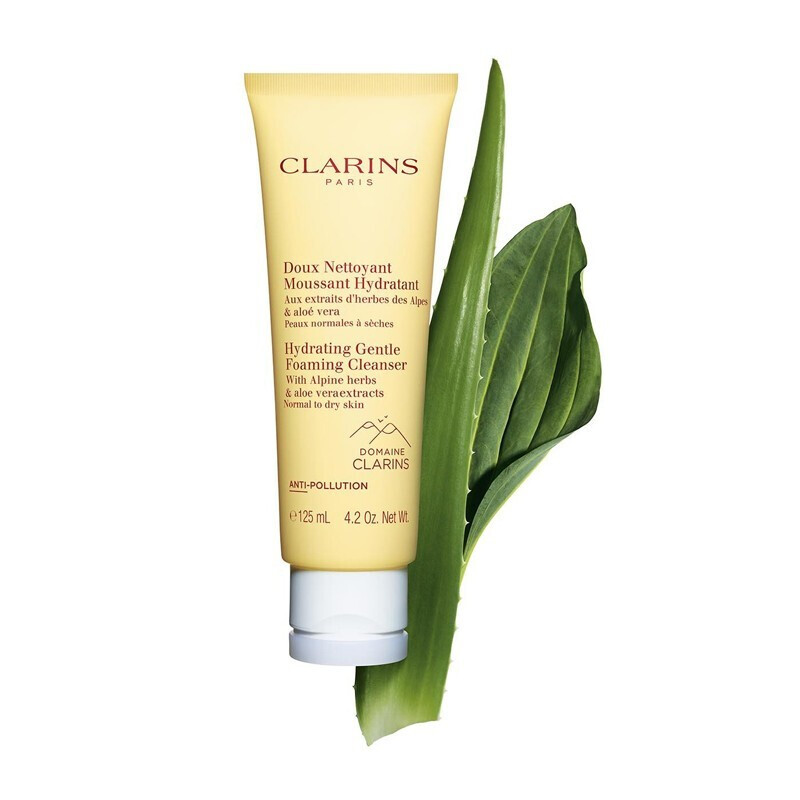 CLARINS娇韵诗温和泡沫洁面乳 棉花籽泡泡洗面奶 控油平衡深层清洁祛黑头柔嫩肌肤孕妇可用泡沫绵密 125ml