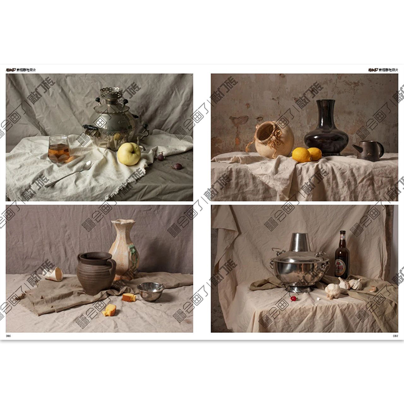 [正版]联考之王5素描静物照片横构图 2024敲门砖李彪二高清大图