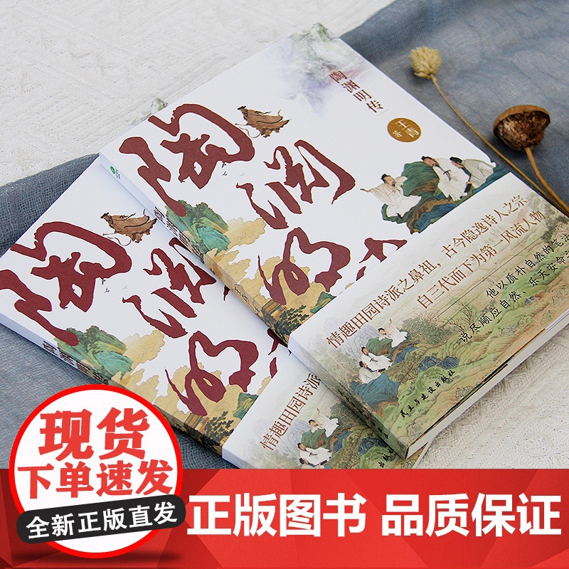 附赠游戏卡]陶渊明传 南京师大教授王青全新力作 情趣田园诗派之鼻祖看桃花源主如何应对人生深渊名人传记书籍正版高清大图