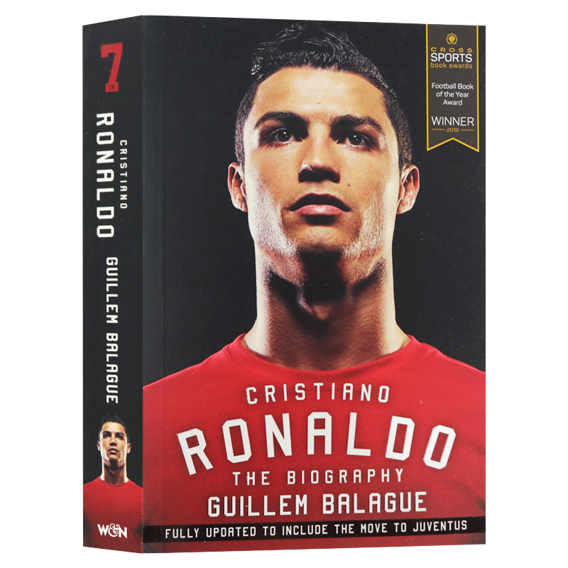 乔布斯传 [正版]华研原版 罗纳尔多传记 英文原版 Cristiano Ronaldo 体育运动 足球明星传记小说 英文