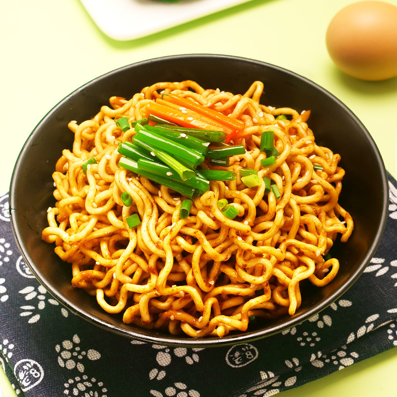 刻凡葱油拌面102g5连包速食泡面方便面办公室懒人代餐