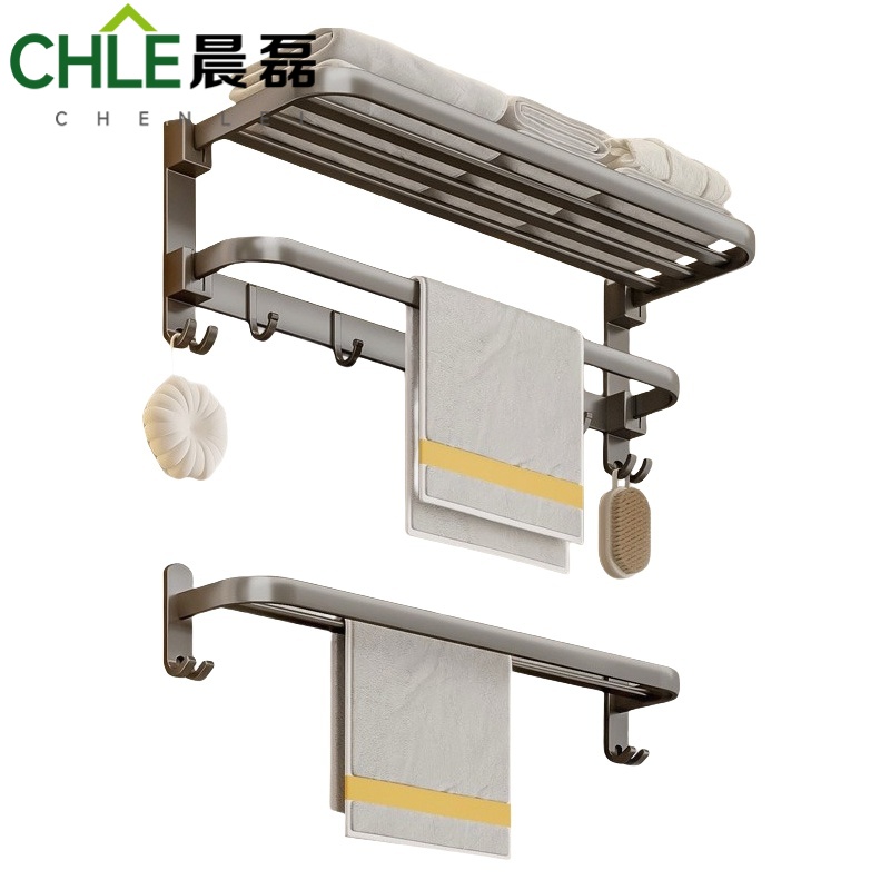 晨磊 浴巾架 二件套 套高清大图