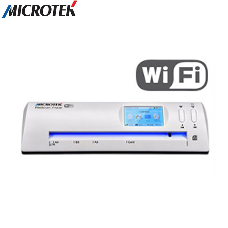 中晶(MICROTEK)FileScan 716W A4便携式扫描仪 内置WiFi无线传输模块 白色