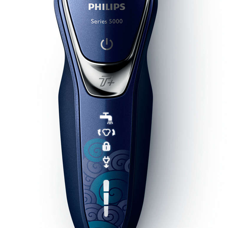 [备件库商品]飞利浦(Philips)故宫系列剃须刀 全身水洗 三刀头 男士剃须刀电动刮胡刀胡须刀 故宫定制款S5888