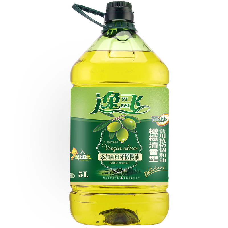 逸飞 橄榄食用植物调和油5L 食用油