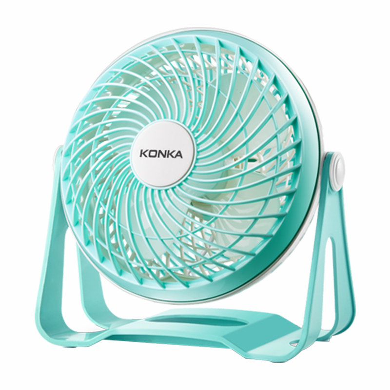 康佳konka风扇迷你床上台式电扇学生宿舍夹扇办公室usb小电风扇usb