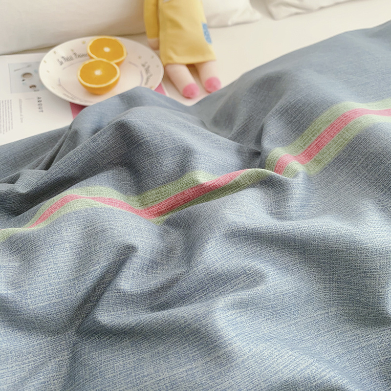 肆晓食冬季床单式四件套 活性印花棉质平纹 200×230cm 1.8m床床品套件高清大图