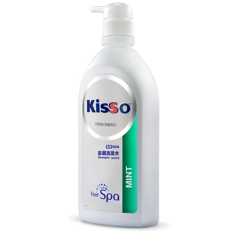 kisso极是无硅油去屑洗发水清新保湿400ml