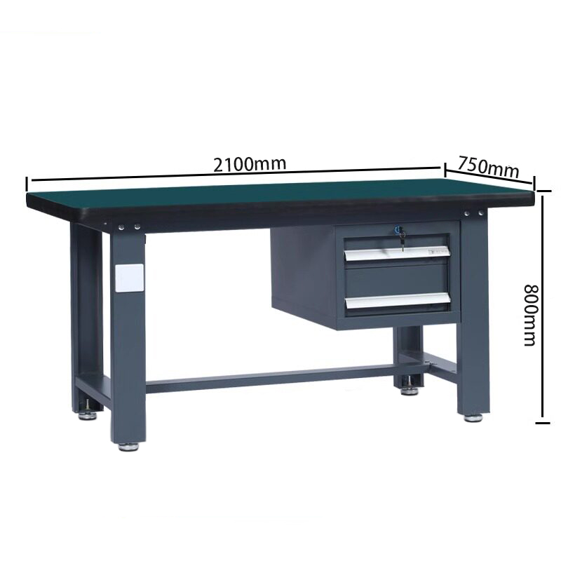 豫汉迎重型工作台 钳工台2.1m台
