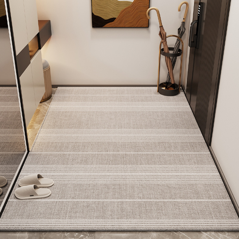 入户门地垫轻奢高级感玄关脚垫耐脏防尘防滑入门地毯进门门口家用高清大图
