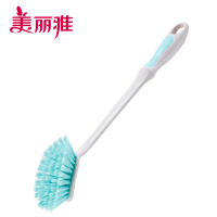 美丽雅 家用卫生间马桶无死角清洗加长手柄小象鼻洁厕刷(颜色随机)