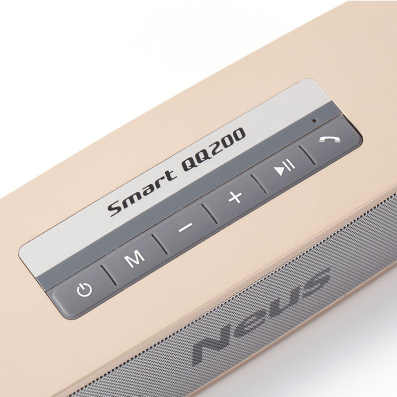 Neus/纽斯 Smart QQ200 无线HIFI蓝牙音箱迷你小音响手机便携插卡 黑色